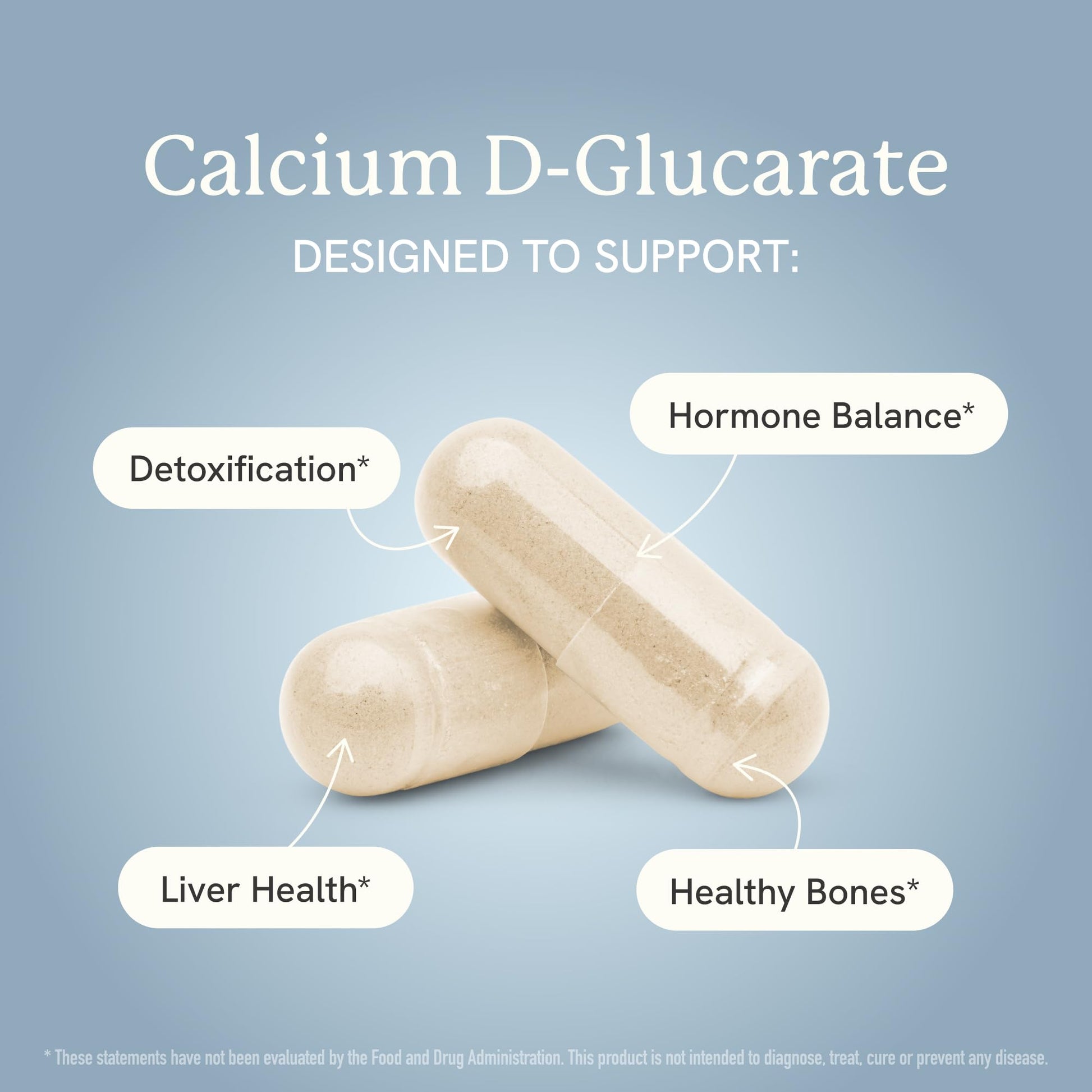 Calcium D-Glucarate | 500MG | CDG for Liver Detox and Cleanse, Hormone Balance, and Menopause Support | Calcium Supplement | Vegan, Non-GMO, Third-Party Tested | 90 Capsules (3-Month Supply) SMNutritionAu supplements
