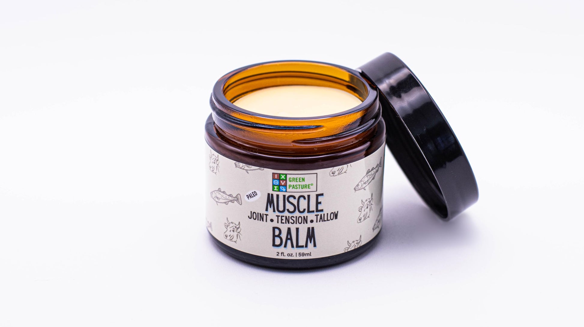 Green Pasture Muscle Balm (Muscle Balm, 2, Fl Oz), Cream Green PastureAu supplements