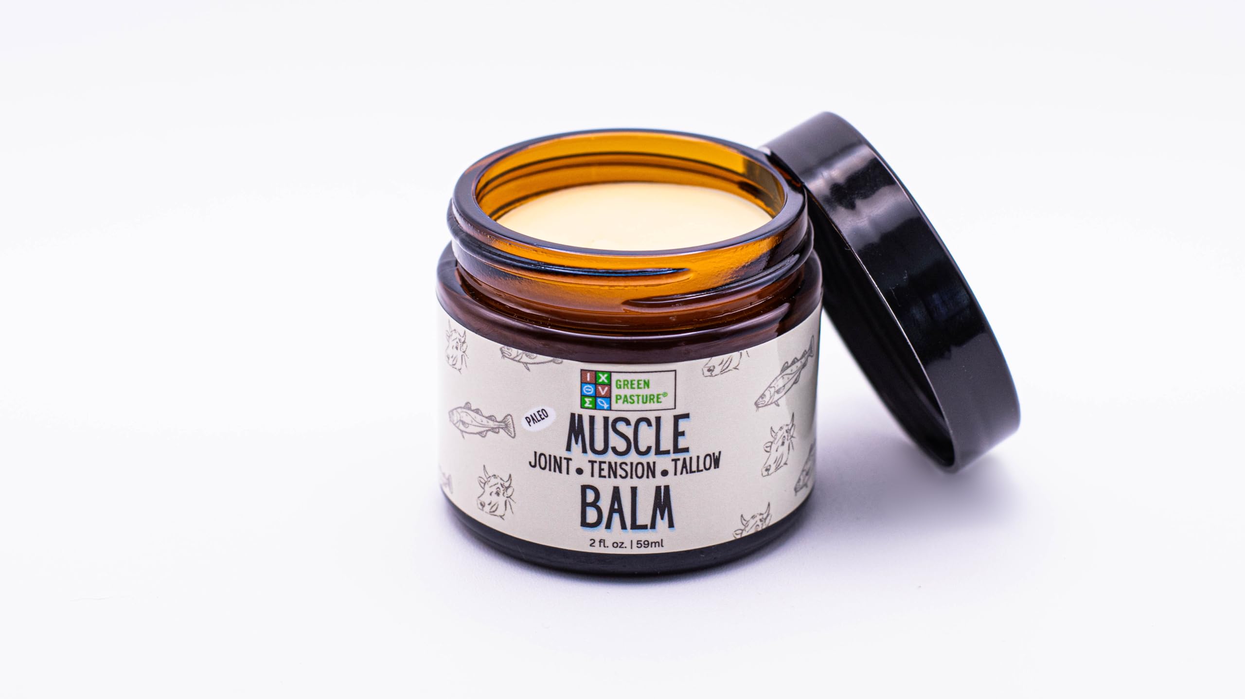 Green Pasture Muscle Balm (Muscle Balm, 2, Fl Oz), Cream Green PastureAu supplements