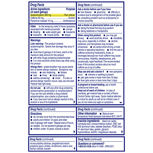 Midol Complete Gelcaps 24ct: Midol Complete Menstrual Pain Relief Gelcaps with Acetaminophen MidolAu supplements