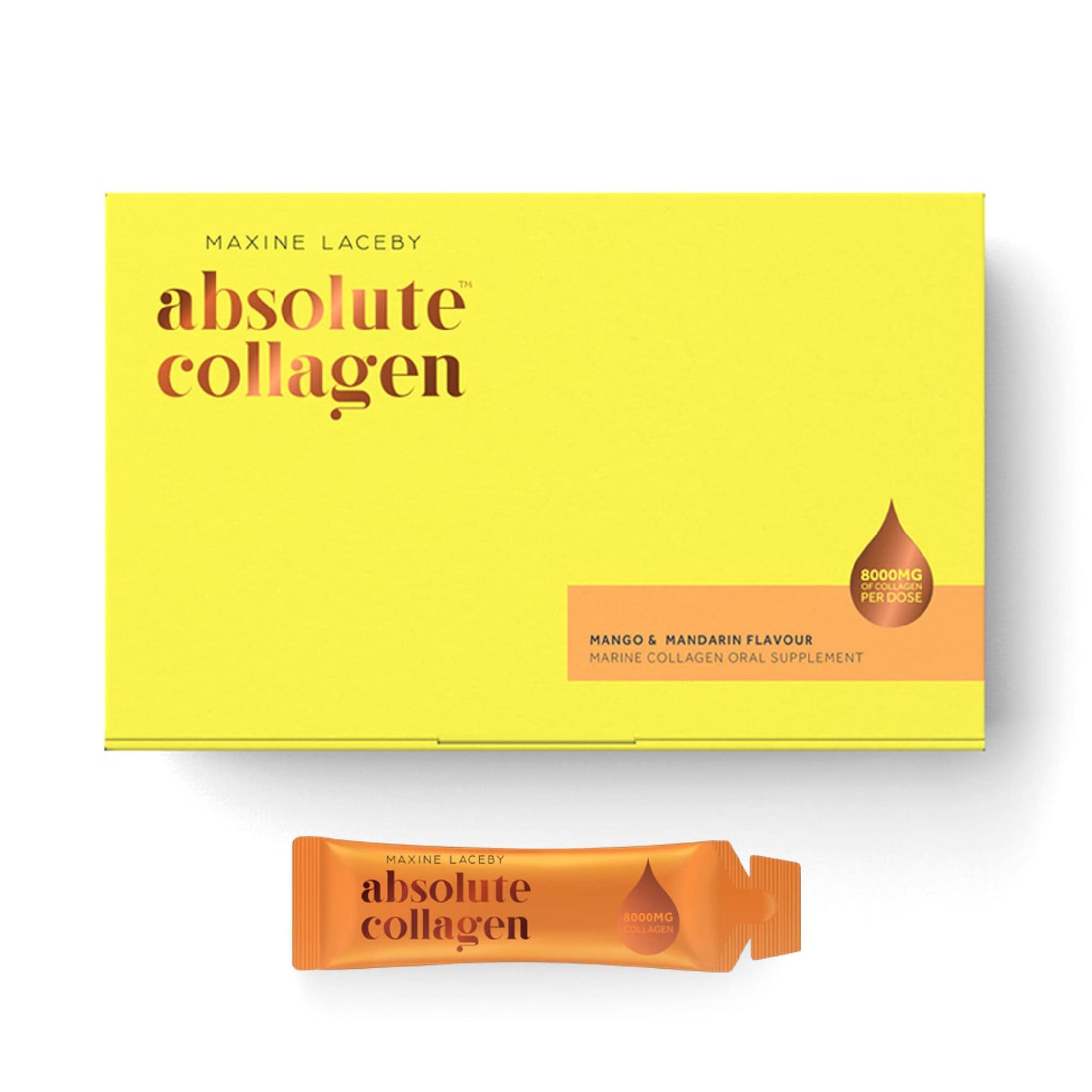 Absolute Collagen Marine Liquid Collagen Supplement for Women - 8000mg Collagen in Each Sachet Absolute CollagenUS supplements