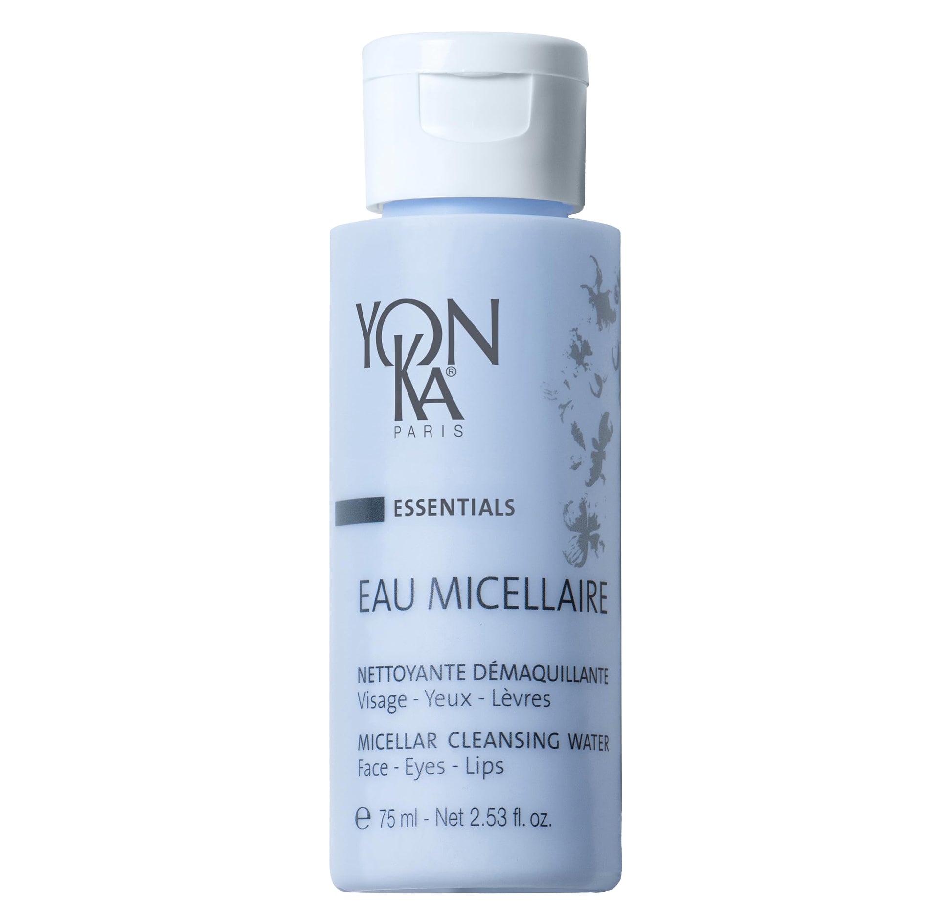 Yonka Eau Micellaire Travel Size | Micellar Water and Cleansing Makeup Remover | Gentle Face Wash with Rose and Chamomile to Remove Impurities and Hydrate | Paraben-Free | 2.53 fl oz YonkaAu supplements