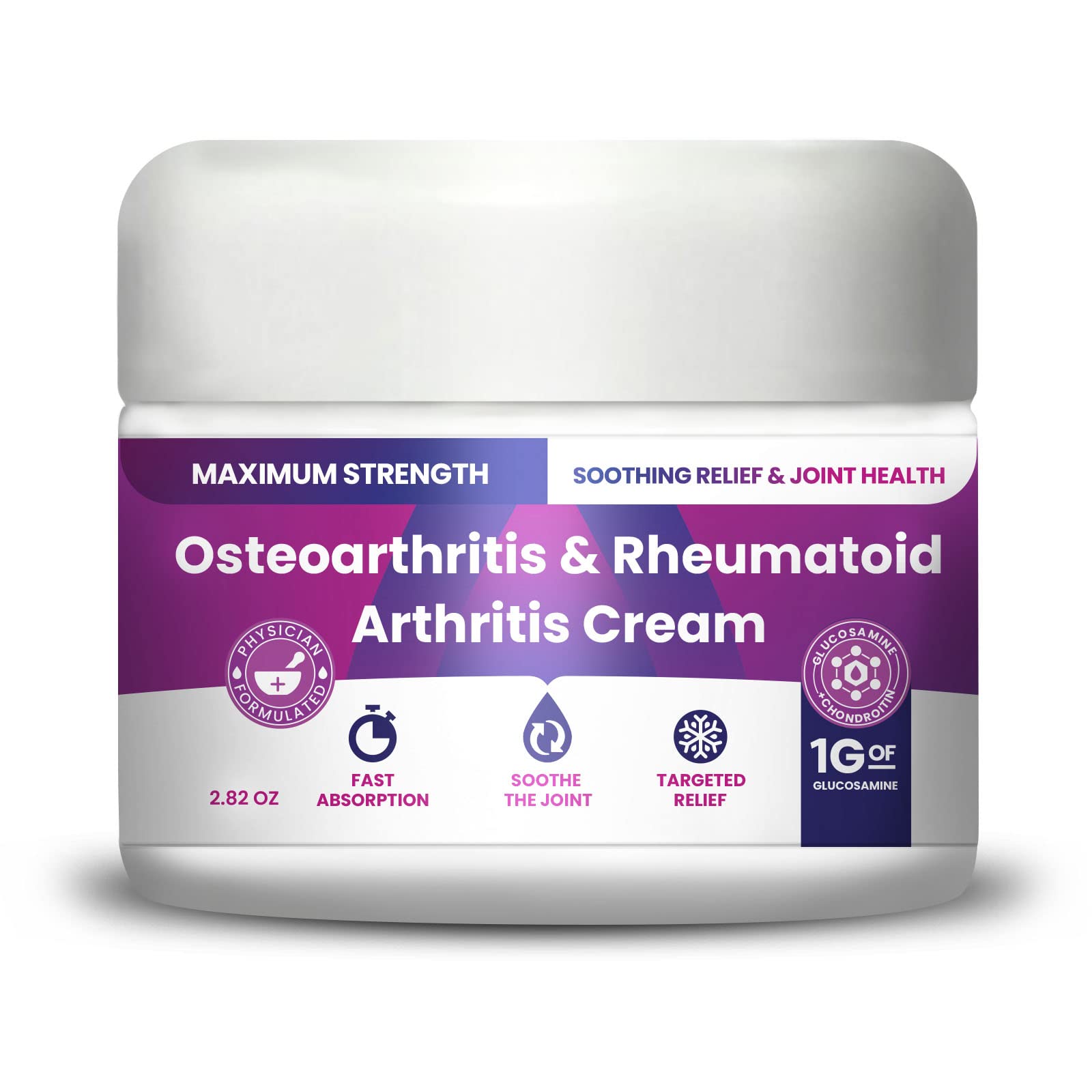 Osteoarthritis And Rhematoid Arthritis Cream By PMT – Soothing Relief For Your Knees and Hands. Includes 1 Gram Of Glucosamine; Arnica, Arginine, Glucosamine, Aloe - Cooling relief for Hands and Knees M PAIN MANAGEMENT TECHNOLOGIESAu supplements