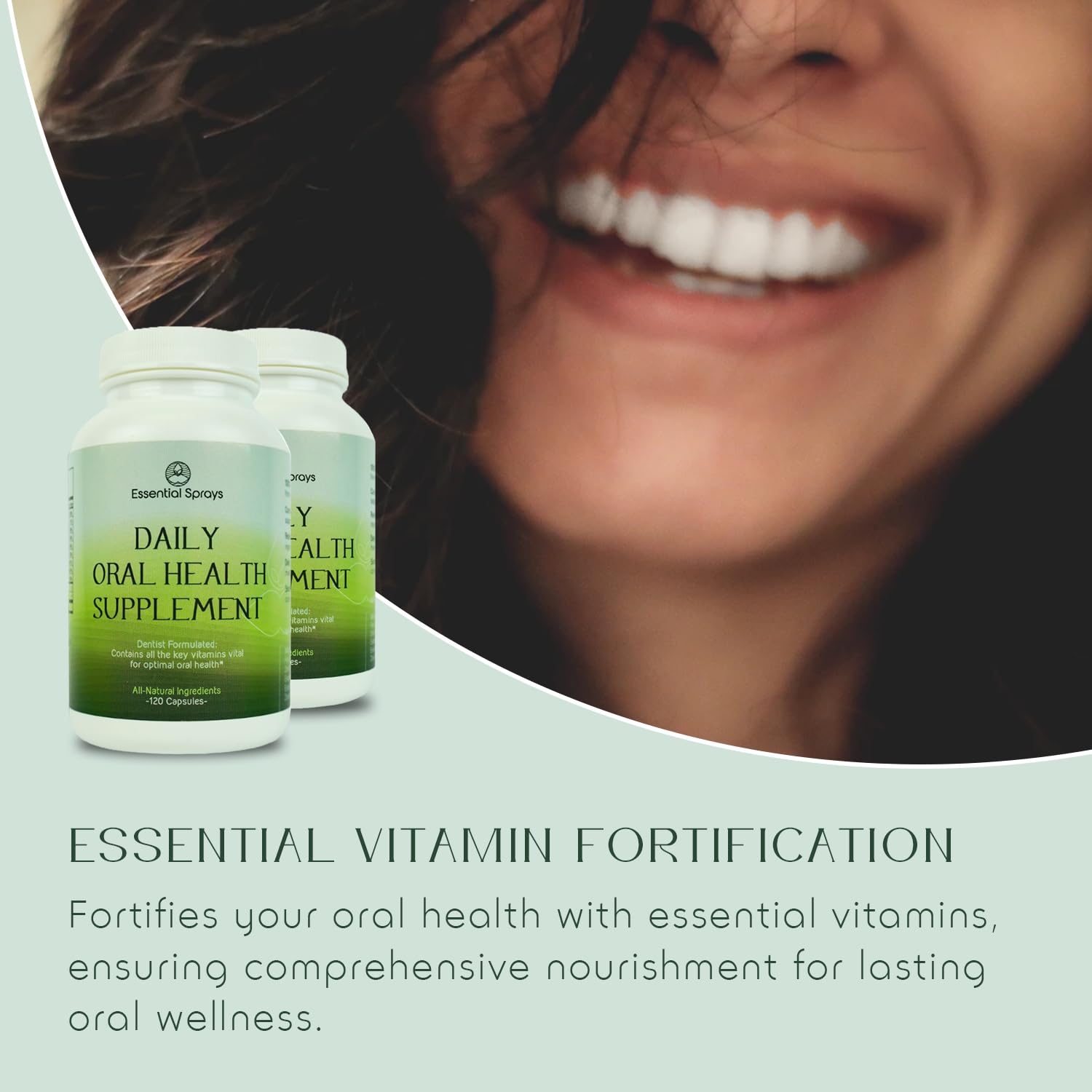 Essential Sprays Daily Oral Health Supplement - 30 Servings - Dentist Formulated Advanced Holistic Approach with L-Lysine, Niacin, Thiamin, & Vitamins for Men & Women Essential SpraysAu supplements