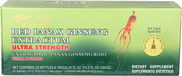 Prince of Peace Red Panax Ginseng Extractum Ultra Strength, 0.34 Fl Oz (Pack of 30) Prince Of PeaceAu supplements