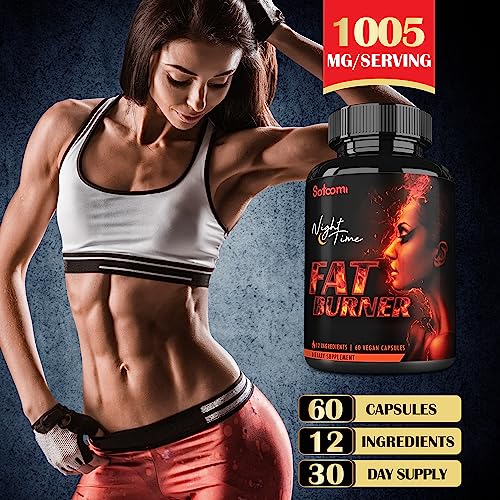 12in1 Night Time Fat Burner for Women - VitaminD.3, Garcinia Cambogia, White Kidney Bean SatoomiAu supplements