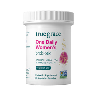 True Grace One Daily Women’s Probiotic - 30 Vegetarian Capsules - Digestive, Vaginal True GraceAu supplements