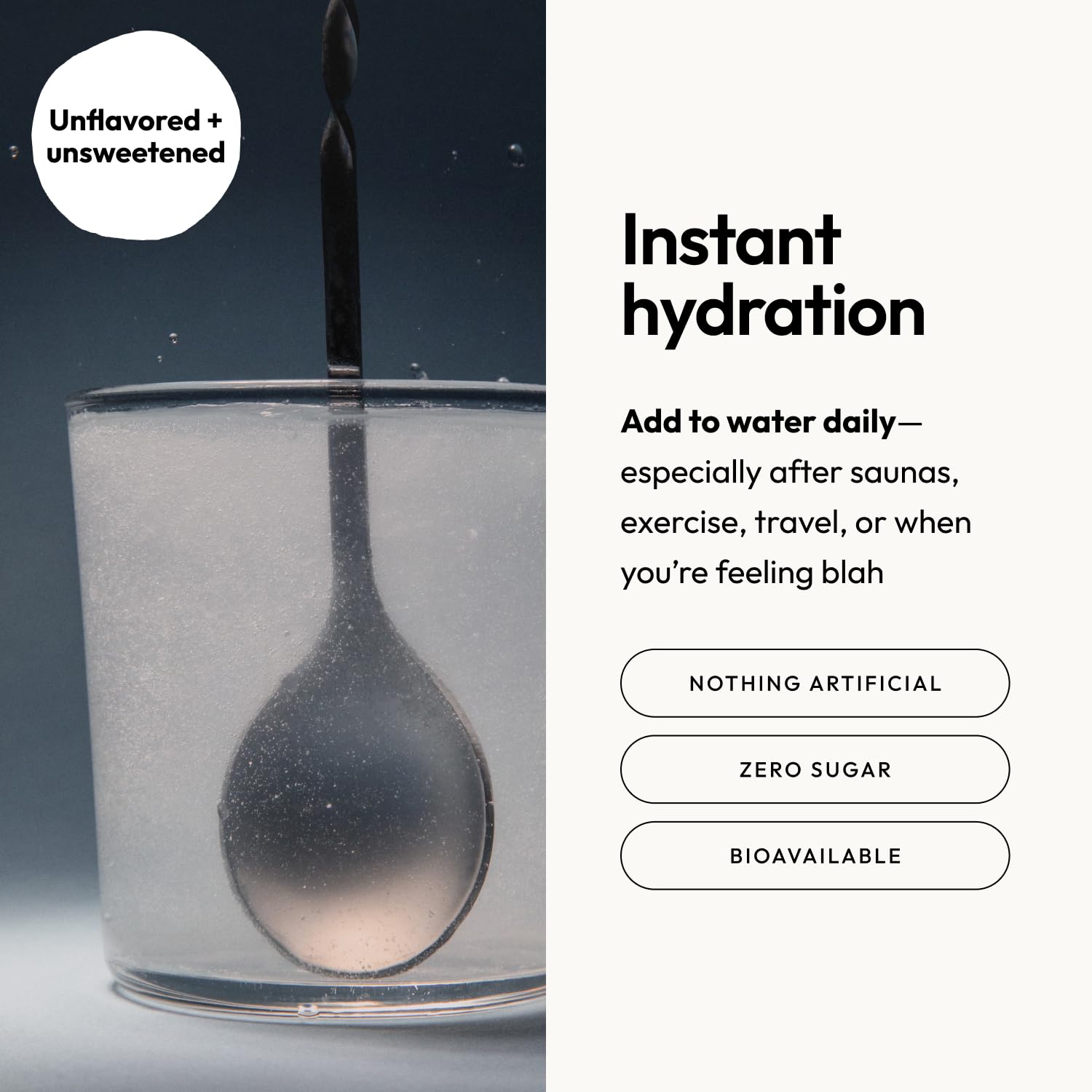 Moon Juice Mini Dew Electrolytes Powder - Sugar Free Minerals & Electrolyte Hydration Powder for Instant Hydration & Brain Support - Magnesium, Calcium, Potassium, Pink Salt, Unflavored, 30 Servings Moon JuiceUS supplements