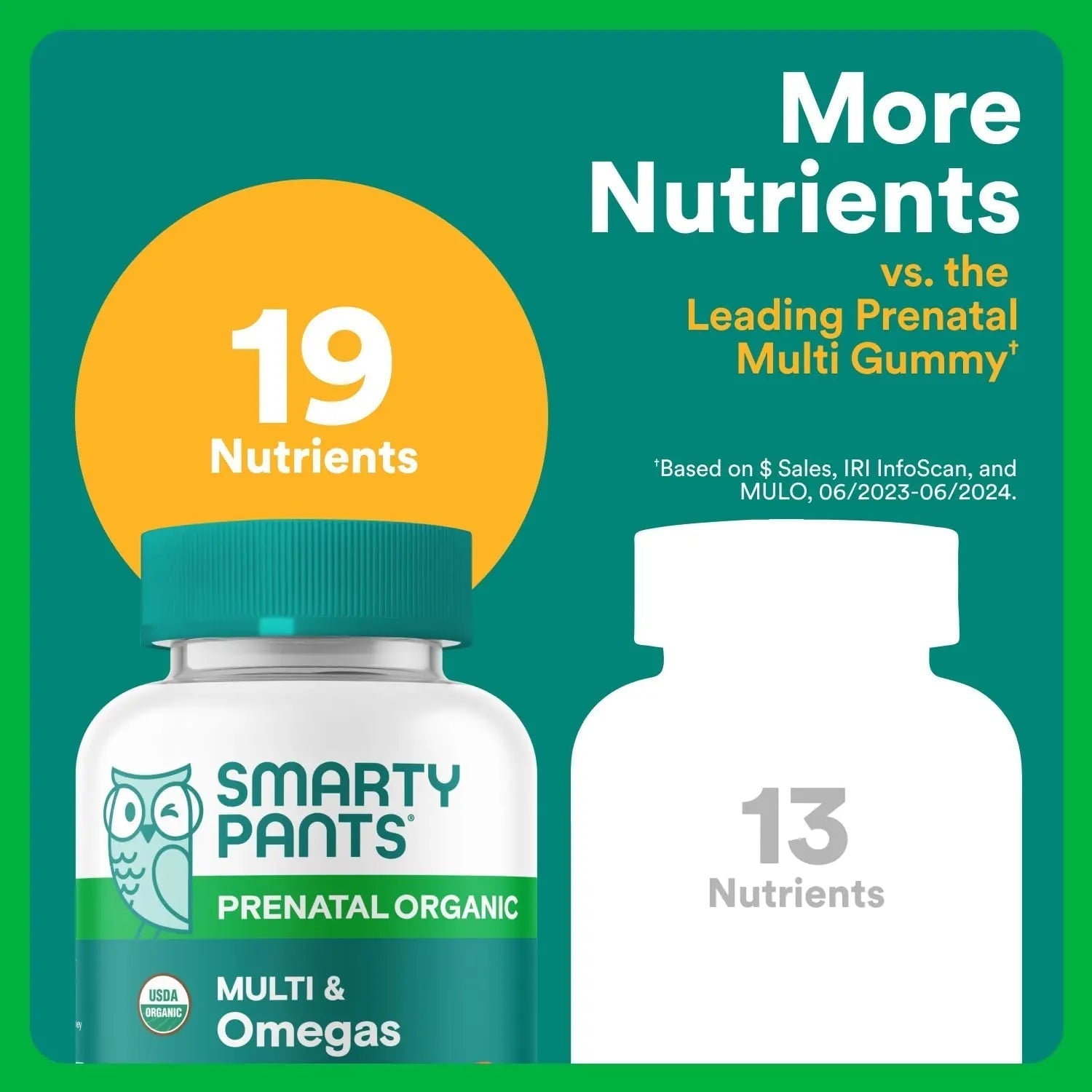 SmartyPants Organic Prenatal Vitamins for Women, Multivitamin Gummies: Biotin, Methylfolate, Omega 3 (ALA), Vitamin D3, C, Vitamin B12, B6, A, K2 & Zinc SmartyPantsAu supplements