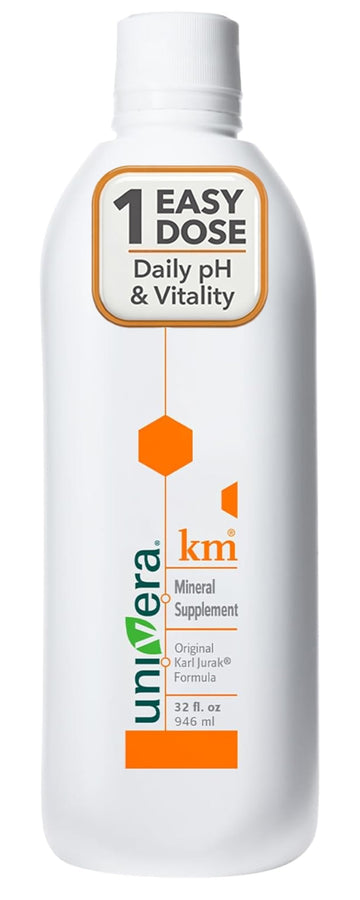 Univera km Liquid Potassium Supplement, pH Balance, Digestion Support, Mineral Supplements with Magnesium, Original Karl Jurak Formula, 32 fl oz (30-Day Supply) UniveraAu supplements