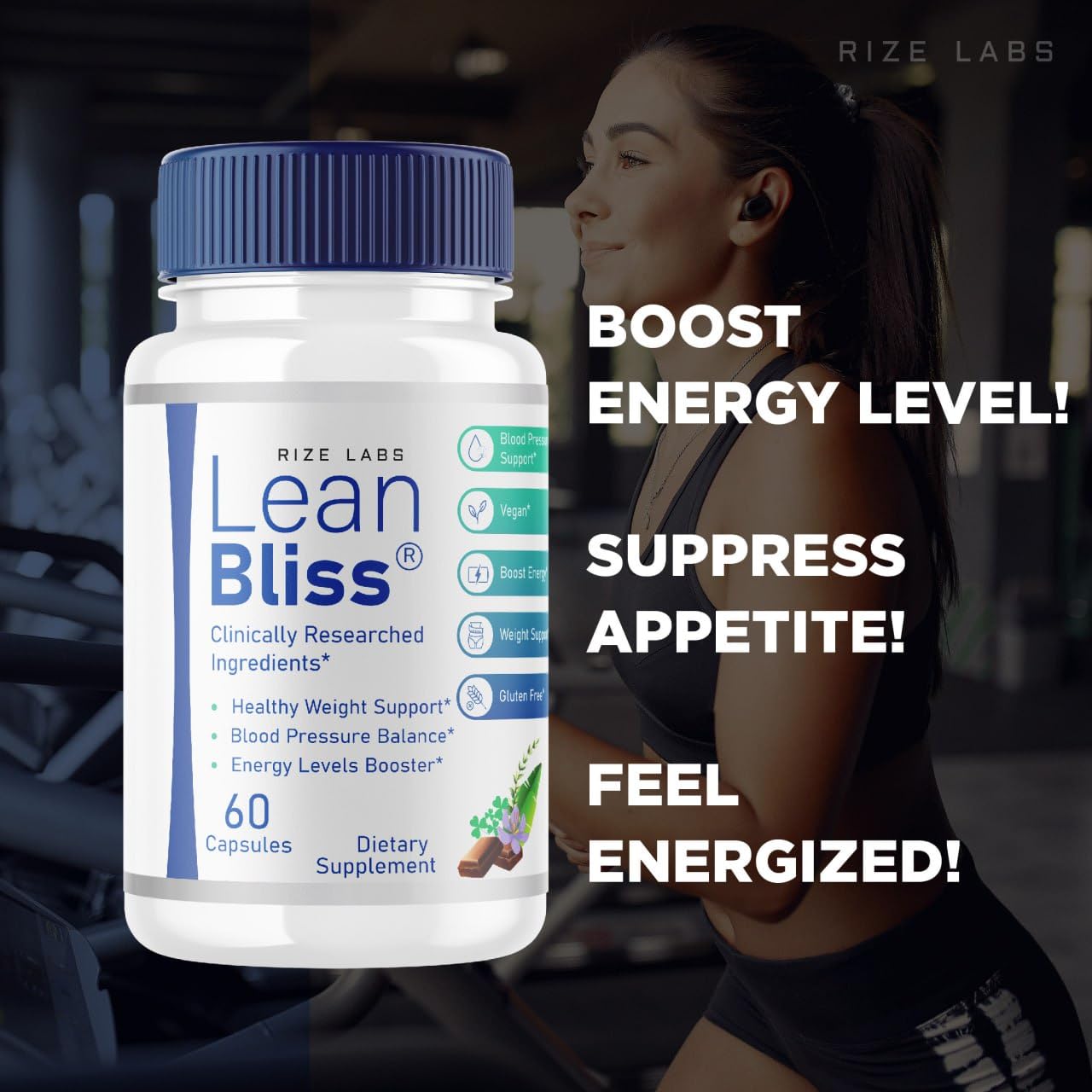 (2 Pack) Lean Bliss Weight Loss Pills, Lean Bliss Fat Burning Formula, LeanBliss Advanced rize labsAu supplements