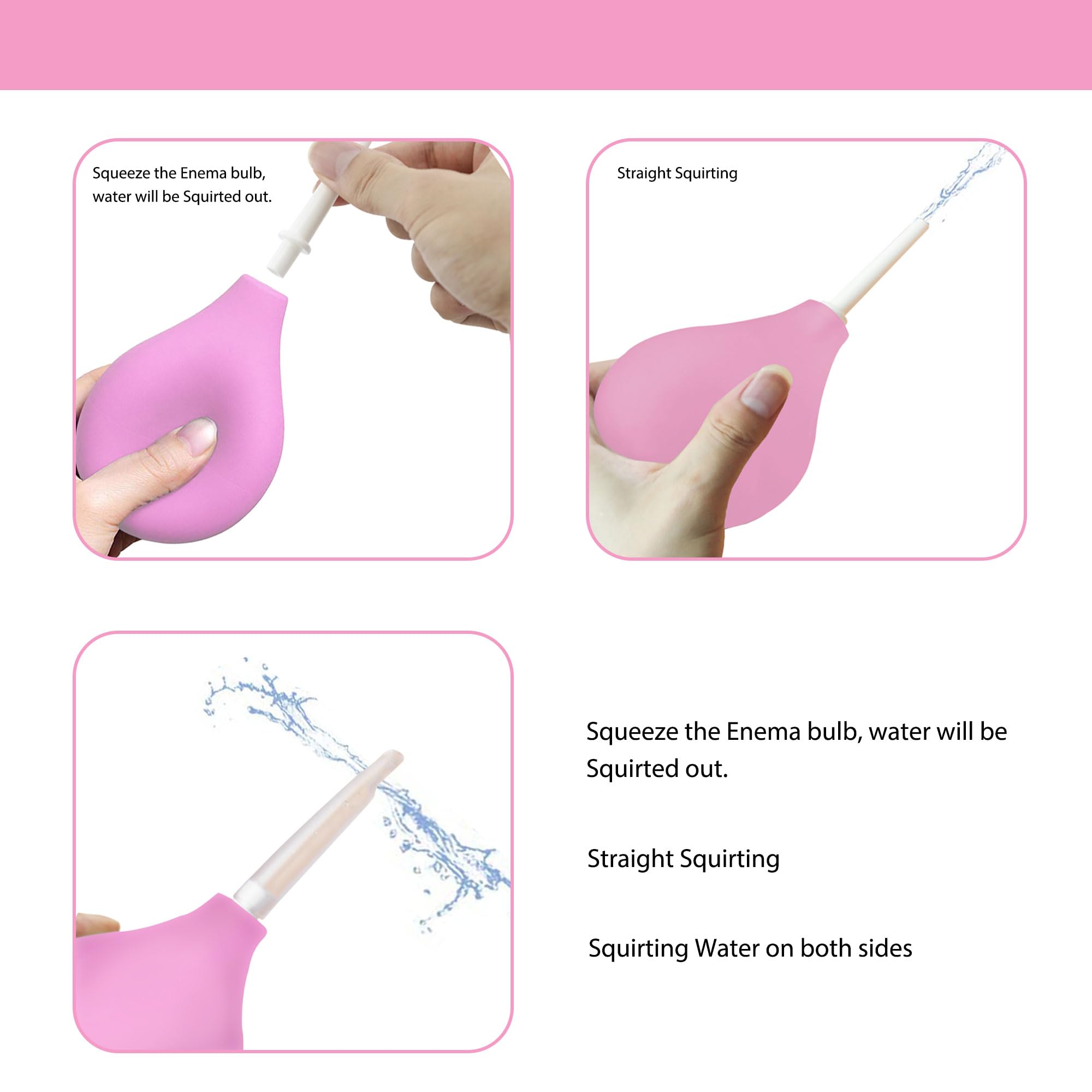 TopQuaFocus 8oz Enema Bulb Kit Anal and Vaginal Douche Bulb for Men Flushing System Enemas Silicone TopQuaFocusAu supplements