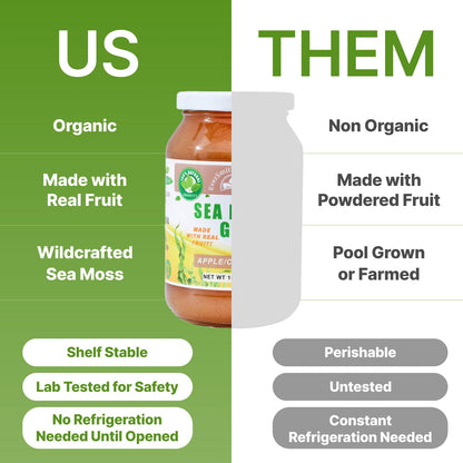 EverSmith Organics - Wildcrafted Irish Sea Moss Gel | Made in USA | Rich in Vitamins EverSmith OrganicsUS supplements