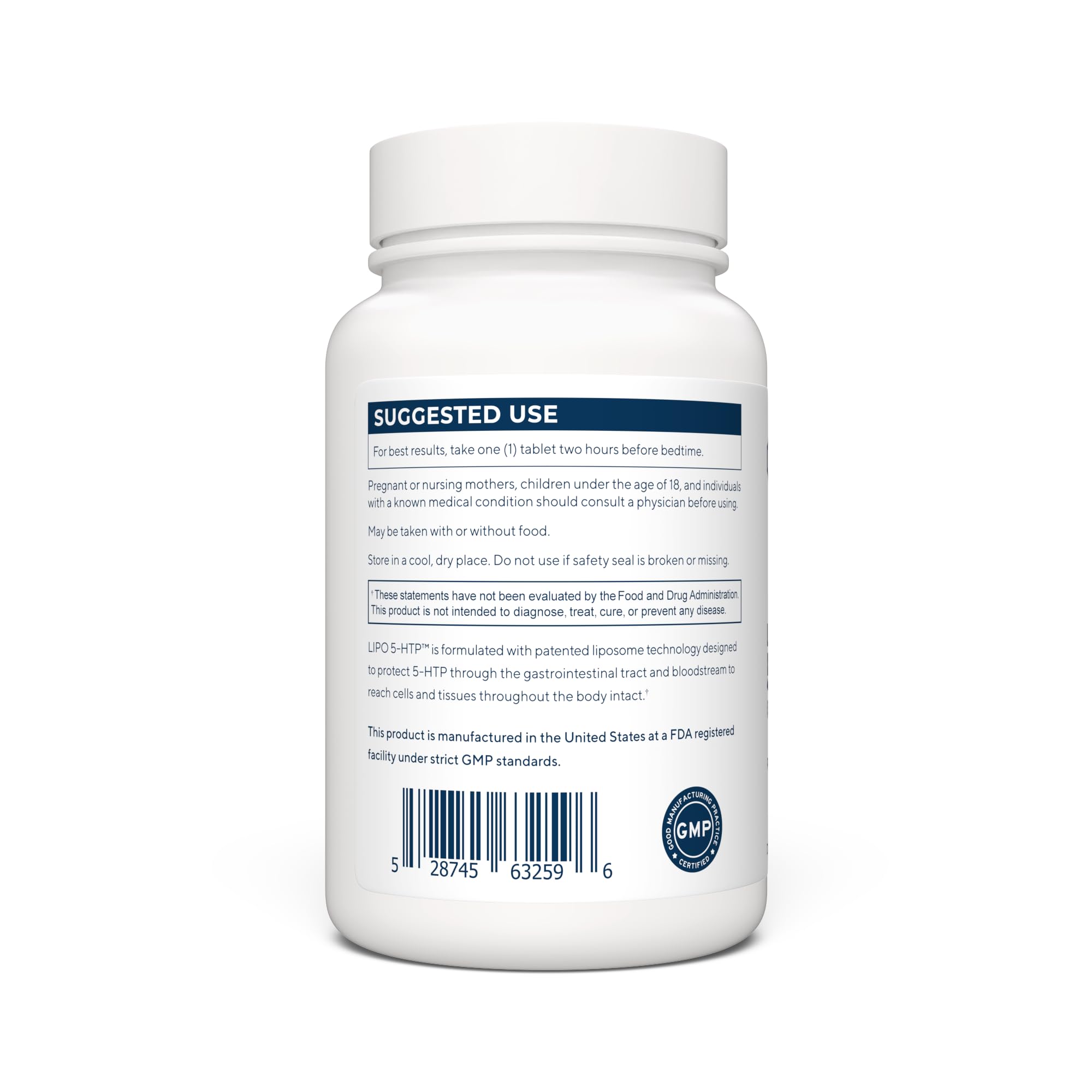 Renue By Science 5HTP | Liposomal 5 HTP Supplement | 90 5-HTP Capsules - 75mg 5-hydroxytryptophan per Serving | Amino Acid Supplement | Non-GMO | Made in The USA & Third-Party Tested Renue By ScienceUS supplements