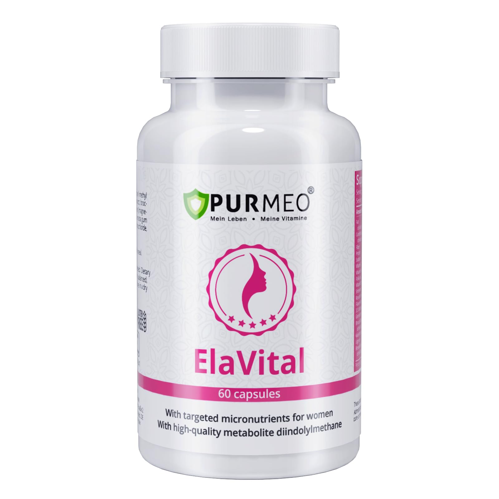 purmeo DIM Supplement for Women, Patented Formula Diindolylmethane Support Estrogen Hormone Balance & Breast Health, Non-GMO, 60ct Vegan Capsules purmeoAu supplements