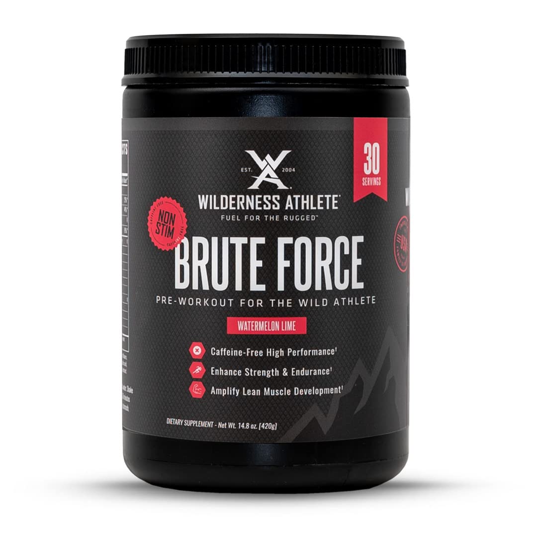 Wilderness Athlete - Brute Force (Caffeine Free Preworkout) | Stim Free Pre Workout Energy Wilderness AthleteAu supplements
