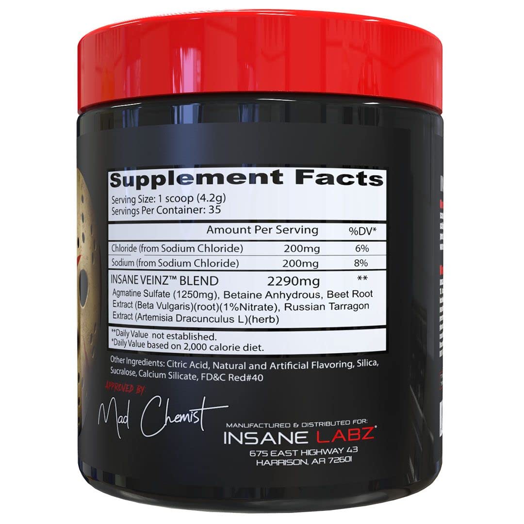 Psychotic, and Insane Veinz, Pre Workout Stack (Fruit Punch) Insane LabzAu supplements