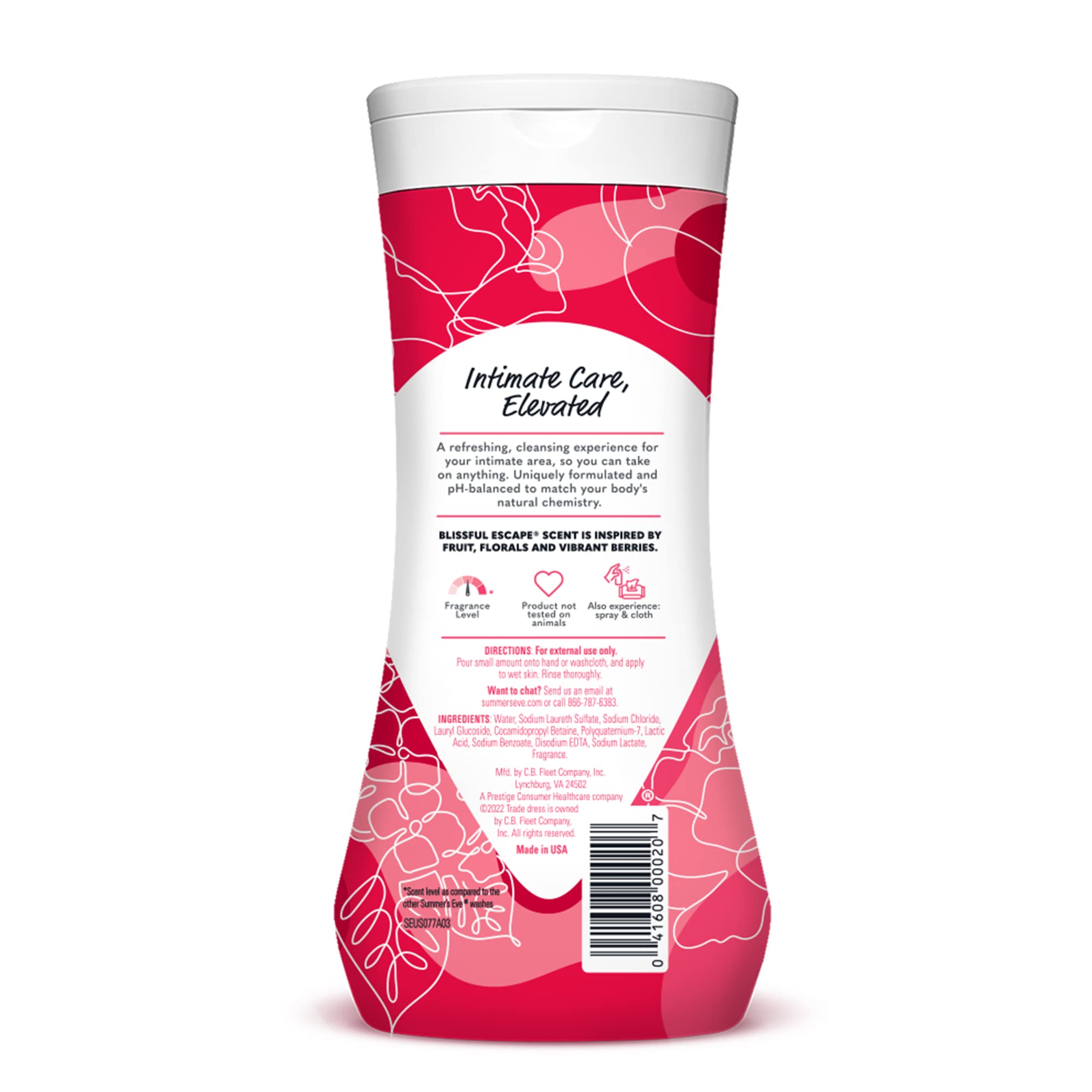 Summer's Eve Blissful Escape Daily Refreshing All Over Feminine Body Wash, Removes Odor Summer's EveAu supplements