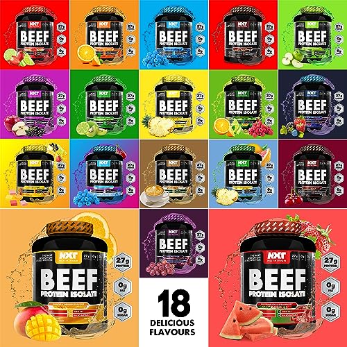 NXT Nutrition Beef Protein Isolate Powder - Protein Powder High in Natural Amino Acids NXT NutritionUS supplements
