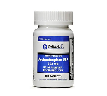 Reliable 1 Regular Strength Acetaminophen USP Tablets 325 mg, 100 Count Reliable-1 LaboratoriesAu supplements