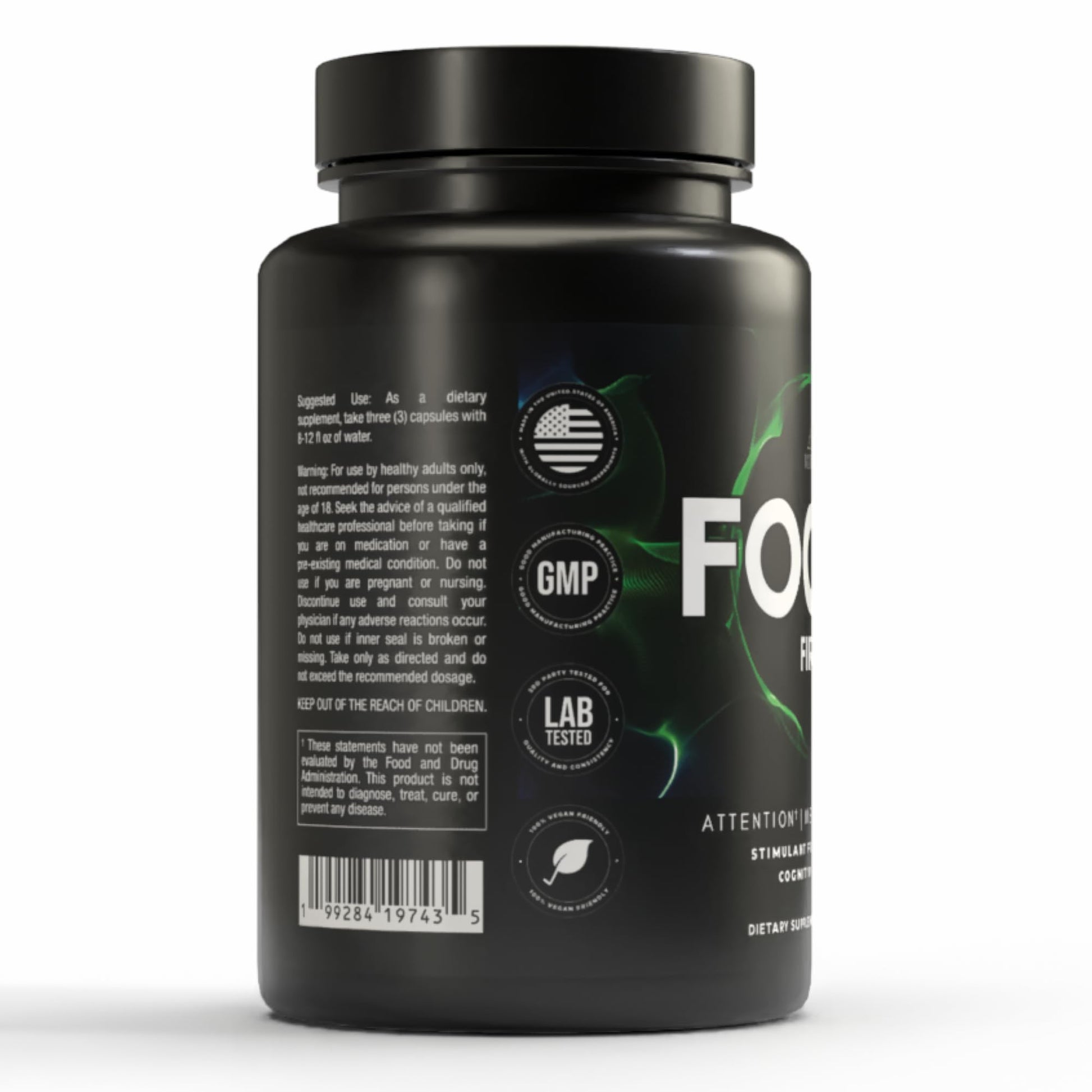 VITARA Focus First– Calm, Clear, Mental Focus Nootropic | Brain Support with Alpha GPC, Lion's Mane, GABA & Ginkgo Biloba VITARAAu supplements