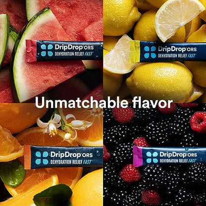 DripDrop Hydration - Electrolyte Powder Packets - Watermelon, Berry, Orange, Lemon DripDropUS supplements