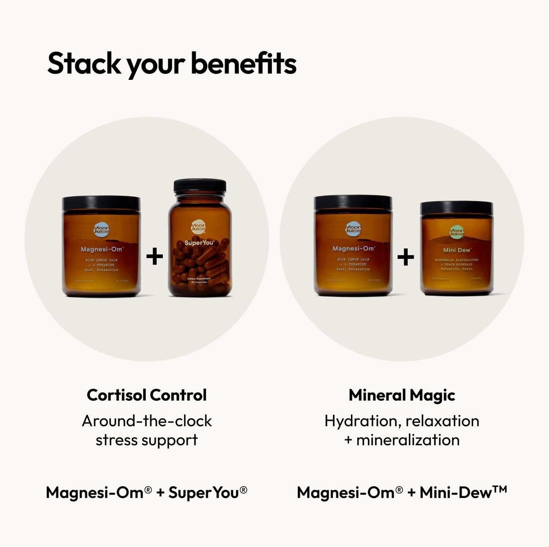 Moon Juice Magnesi-Om Magnesium Powder Supplement - Chelated Magnesium Complex + L-Theanine Blend for Rest, Relaxation & Regularity - Vegan, Non-GMO & No Sugar, Blue Lemon, 4.2 oz, 30 Servings Moon JuiceUS supplements