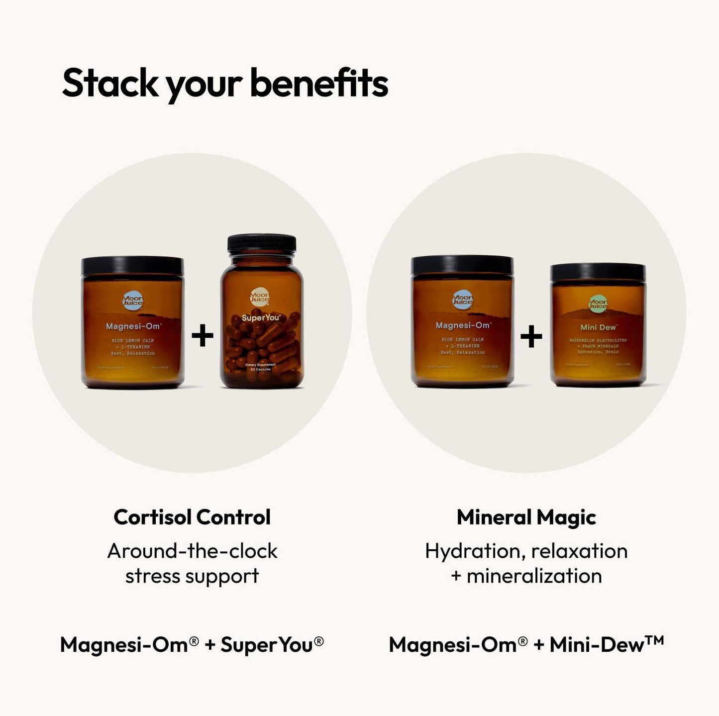 Moon Juice Magnesi-Om Magnesium Powder Supplement - Chelated Magnesium Complex + L-Theanine Blend for Rest, Relaxation & Regularity - Vegan, Non-GMO & No Sugar, Blue Lemon, 4.2 oz, 30 Servings Moon JuiceUS supplements
