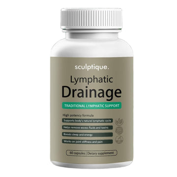 pressurepal Sculptique Lymphatic Drainage Capsules, New Maximum Potency Formula with Dandelion Extract, Cleavers Extract - Supports Cellulite Reduction, Lymphatic Drainage, 60 Capsules (1pcs) pressurepalAu supplements