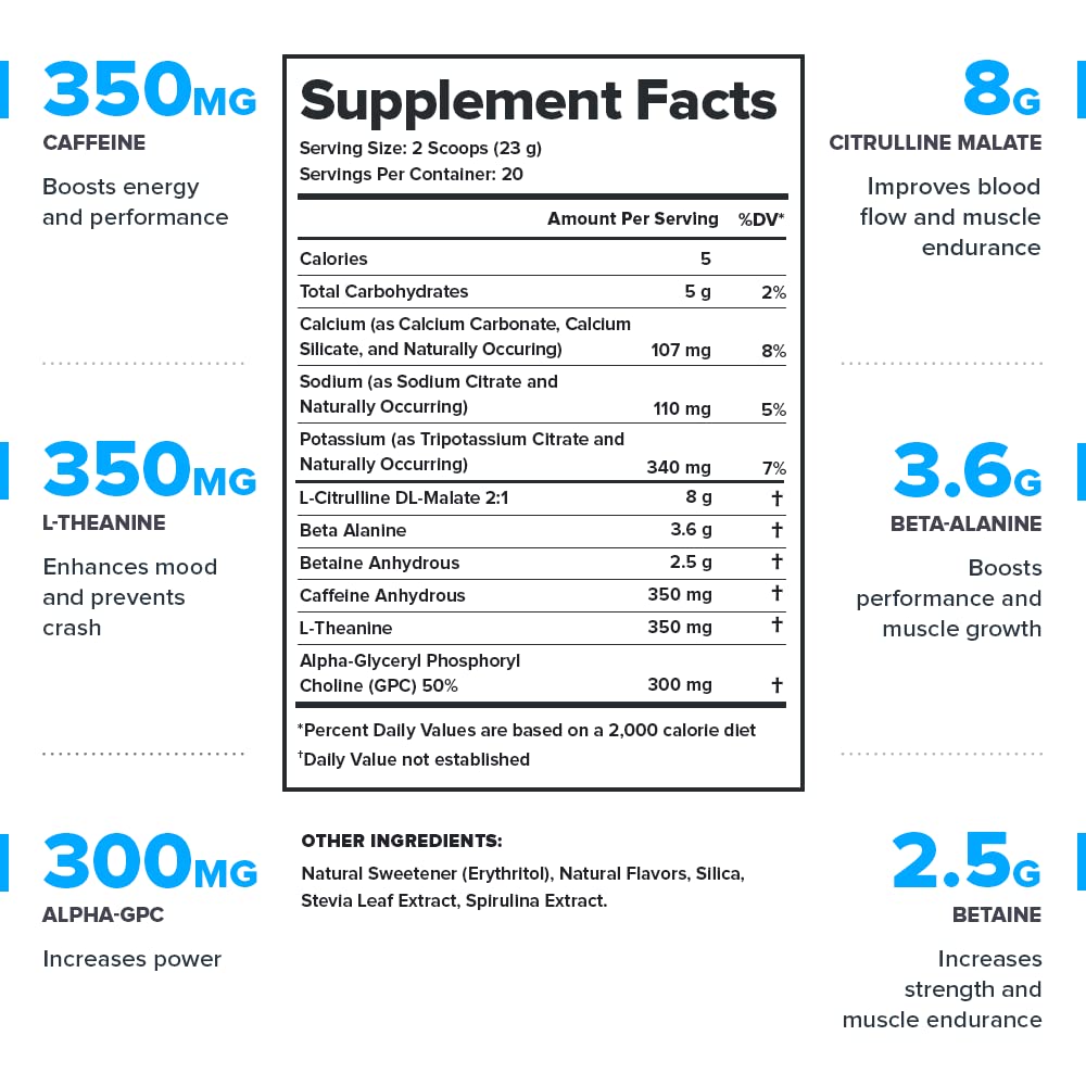 LEGION Pulse Pre Workout Supplement - All Natural Nitric Oxide Preworkout Drink LEGIONAu supplements