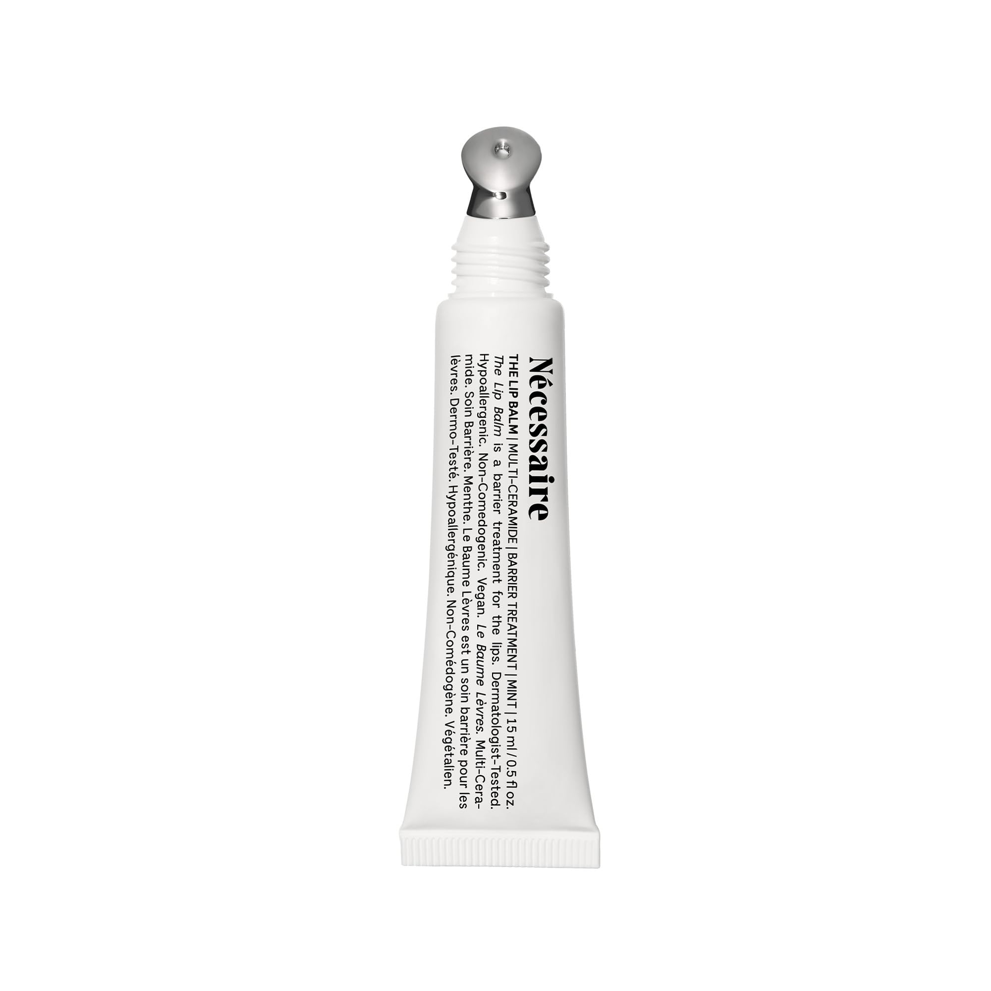 Nécessaire The Lip Balm | Hydrating Hyaluronic Acid Lip Balm for Women and Men, Mint Oil with Niacinamide + Essential Ceramides