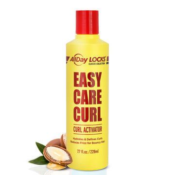 AllDay Locks Classic Easy Care Curl Activator - Activator Product for Curly Hair, Defines & Moisturizes Strands, Milky Cream Product for Men and Women, Easy Curling and Styling - 7.7 oz Bottle AllDay LocksAu supplements