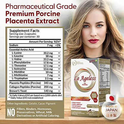LABO Nutrition Le Ageless – Placenta Cell Rejuvenating Therapy from Japan – Enhanced with Collagen LABO NutritionUS supplements