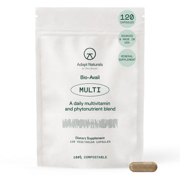 Adapt Naturals Multivitamin for Women & Men, Bioavailable Easy-to-Absorb Multivitamin Daily Supplement with Biotin, Niacin, Vitamin A, B, C, D, E, K1, Zinc, Magnesium - Immune Support - 30 Day Supply ADAPT NATURALS BY CHRIS KRESSERAu supplements