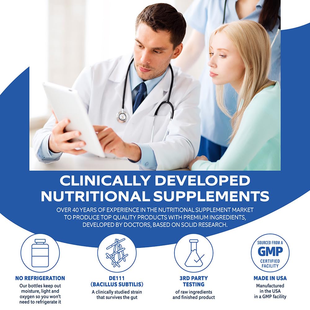 NUTRATEMPLE 4 in 1 Pre Post Probiotics & Digestive Enzymes for Women & Men - Digestive Health, Gut & Immune Support for Occasional Constipation, Diarrhea, Gas & Bloating – 60 Veggie Capsules NUTRATEMPLEAu supplements