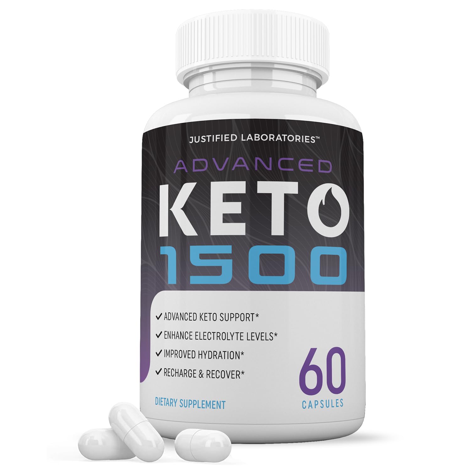 Advanced Keto 1500 Keto Pills 1275MG New & Improved Formula Contains Apple Cider Justified LaboratoriesUS supplements