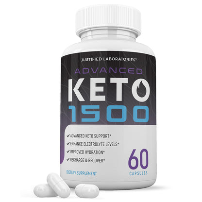 Advanced Keto 1500 Keto Pills 1275MG New & Improved Formula Contains Apple Cider Justified LaboratoriesUS supplements