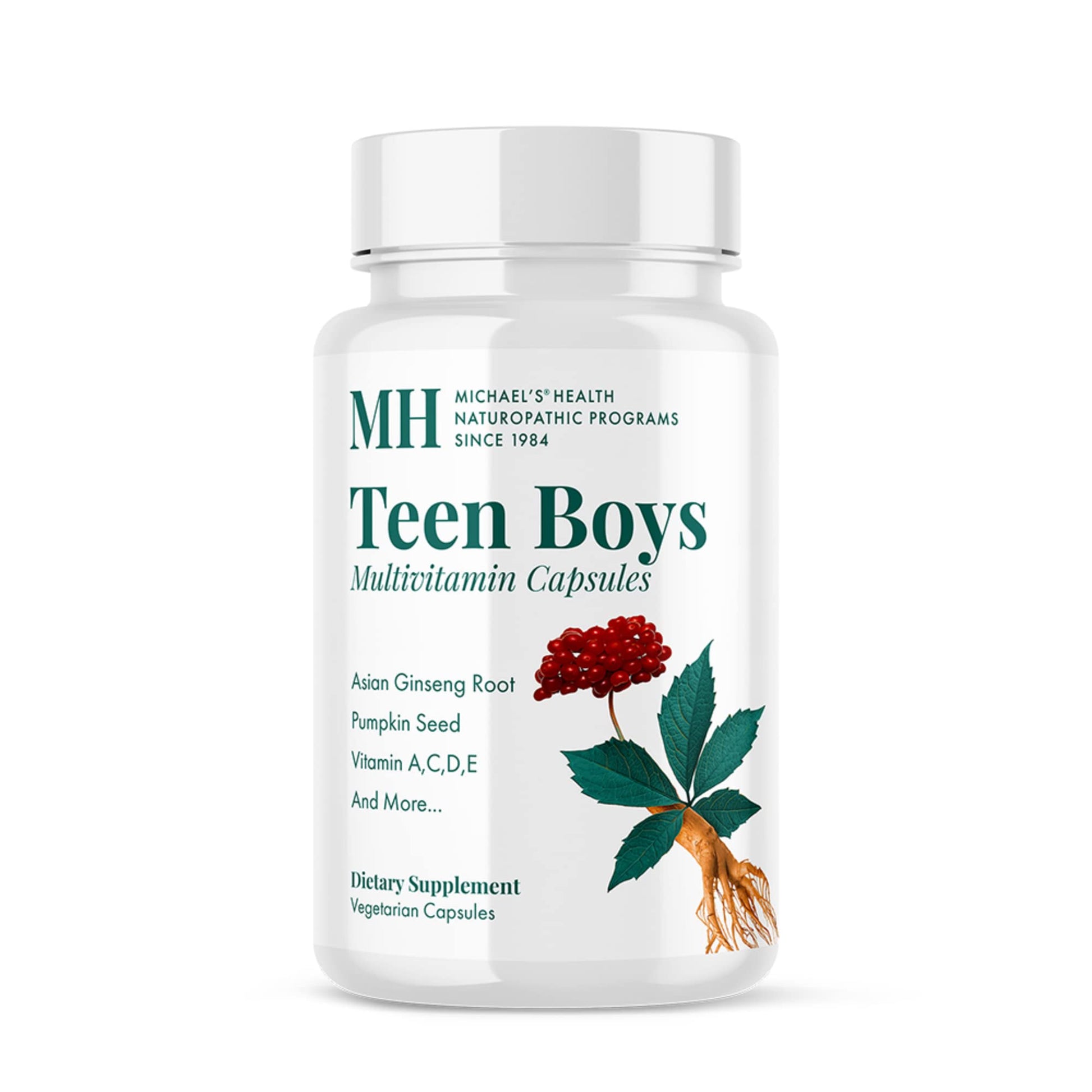 Michael's Health Naturopathic Programs Teen Boys - 60 Vegetarian Capsules - Daily Multivitamin Supplement - Kosher - 30 Servings MICHAEL'SAu supplements