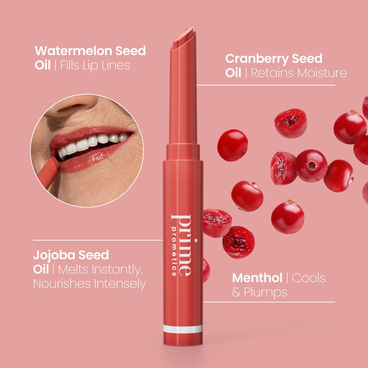 PrimeLip Plumping Lip Balm NEW (Soft Petal) PRIME PROMETICSAu supplements