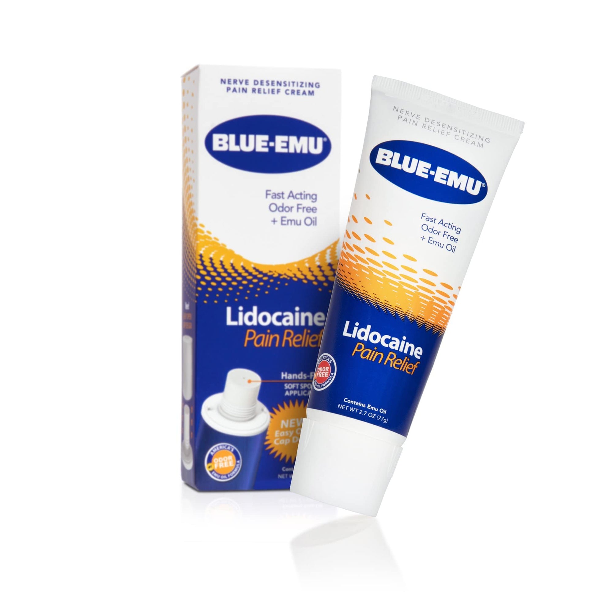 Blue Emu Blue-emu lidocaine Pain Relief Cream Non-Child Resistance Cap, Odor Free, 2.7 Ounce BLUE-EMUAu supplements