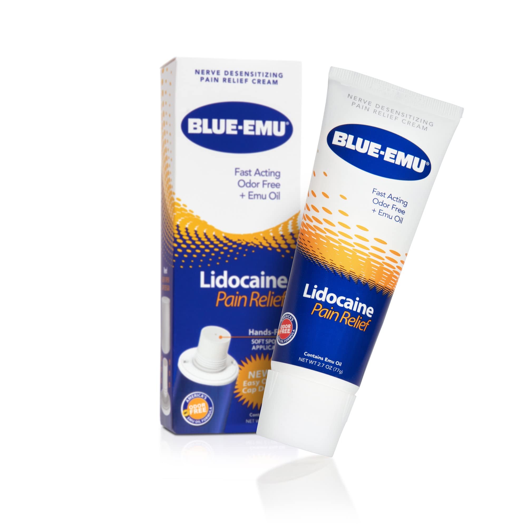 Blue Emu Blue-emu lidocaine Pain Relief Cream Non-Child Resistance Cap, Odor Free, 2.7 Ounce BLUE-EMUAu supplements