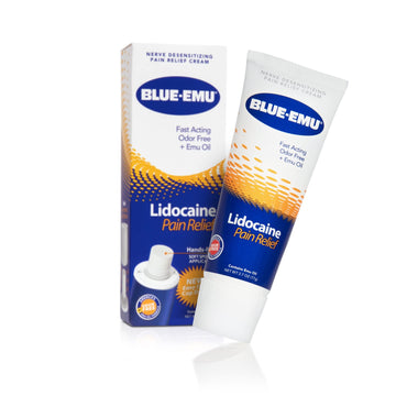 Blue Emu Blue-emu lidocaine Pain Relief Cream Non-Child Resistance Cap, Odor Free, 2.7 Ounce BLUE-EMUAu supplements