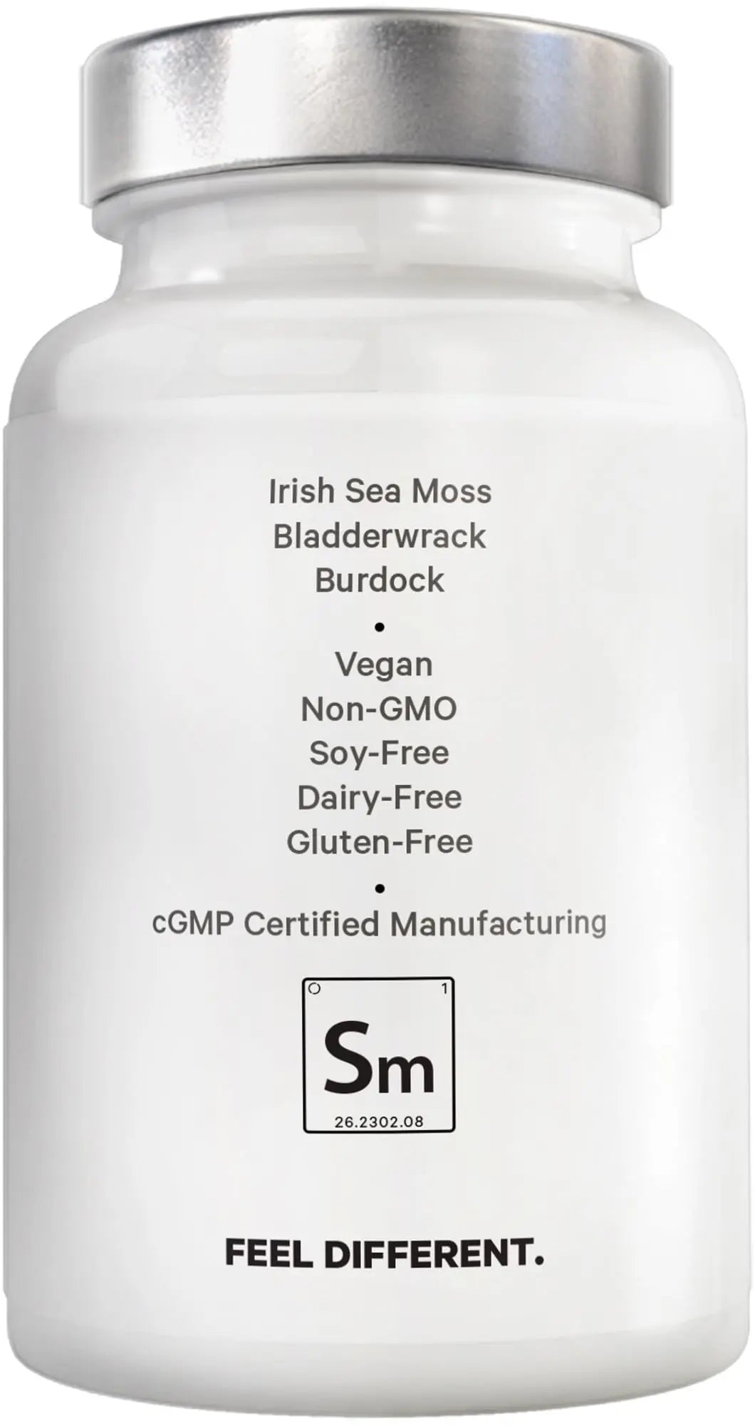 Amen Sea Moss Supplement - 1000mg Organic Irish Sea Moss, Bladderwrack, Burdock - Vitamin C, Aloe Vera, Black Pepper - Seaweed Superfood, Vitamins, Minerals, and Antioxidants - Non-GMO - 90 Capsules Amennz supplements