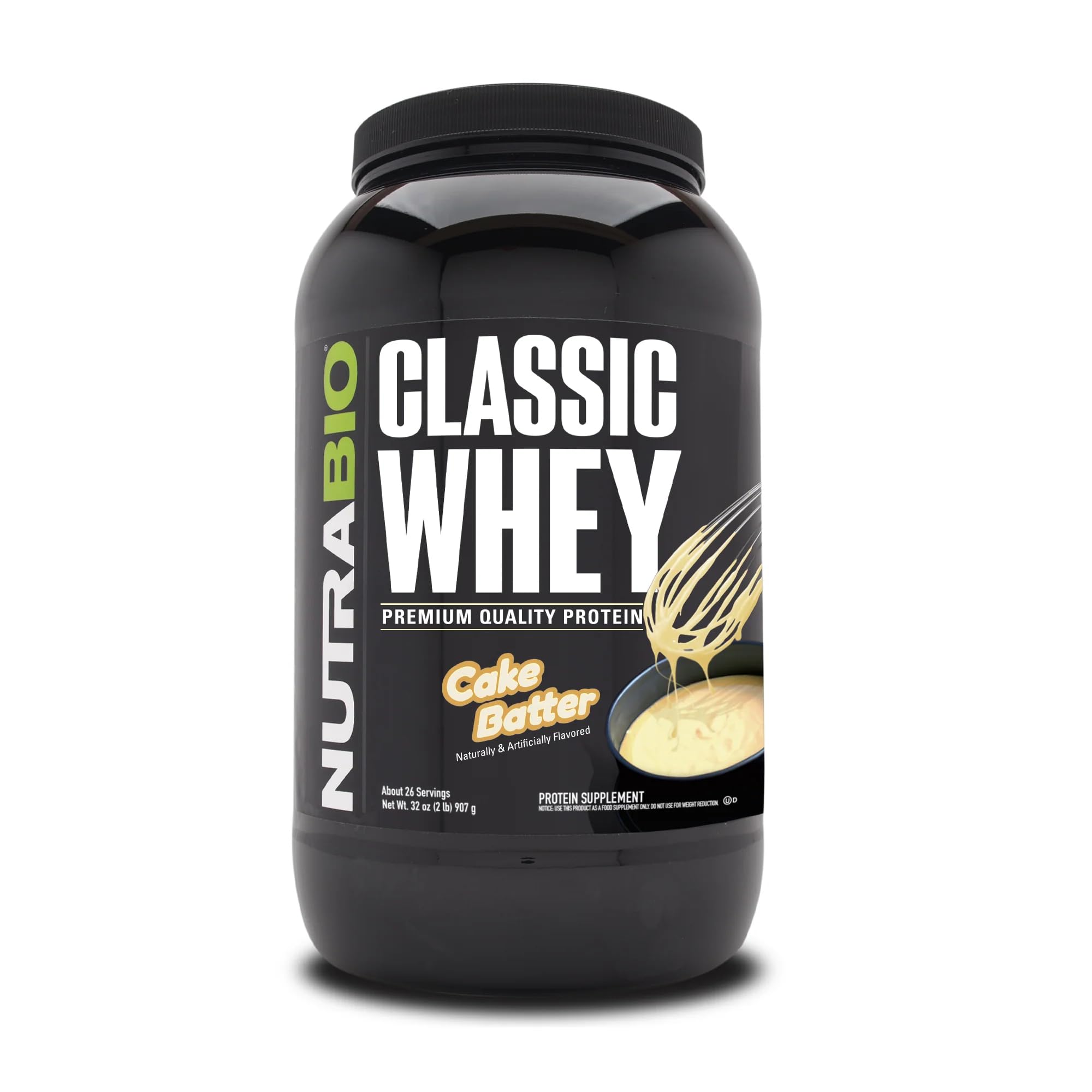 NutraBio Classic Whey Protein Powder- 25G Protein Per Scoop - Full-Spectrum Amino NutraBioUS supplements