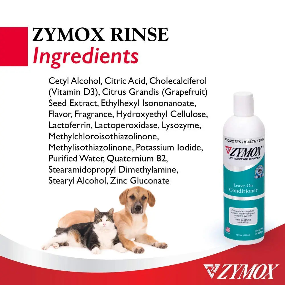 Zymox Leave On Conditioner for Pets, 12 fl oz Pet King Brandsnz supplements