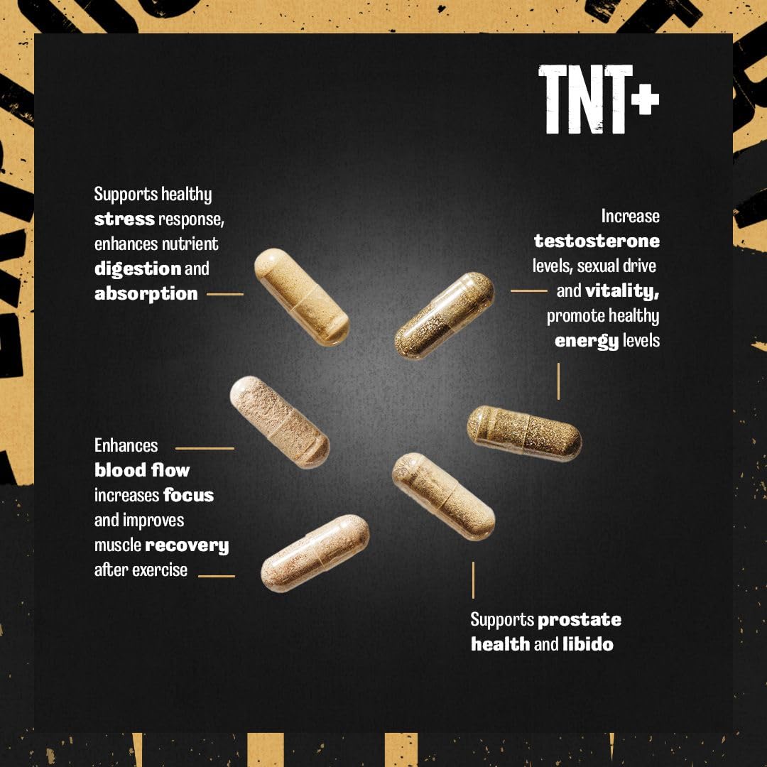 Animal TNT+ - Mens Support, Prostate Support, Adaptogen & Stress Support, Nitric Oxide AnimalAu supplements