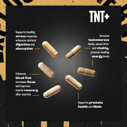 Animal TNT+ - Mens Support, Prostate Support, Adaptogen & Stress Support, Nitric Oxide AnimalUS supplements