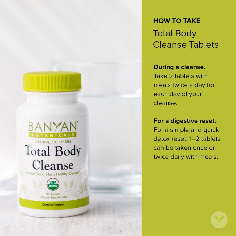 Banyan Botanicals Total Body Cleanse – Organic Detox Supplement with Amla & Manjistha Banyan BotanicalsUS supplements