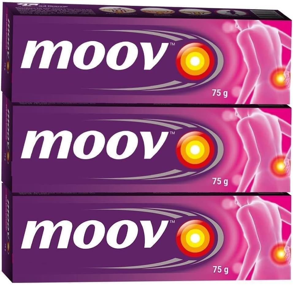 Moo Fast Quick Cream - 75g Pack of 3 | Suitable for Back, Muscle, Joint, Knee | Suitable for Sports & Gym Related GenericAu supplements