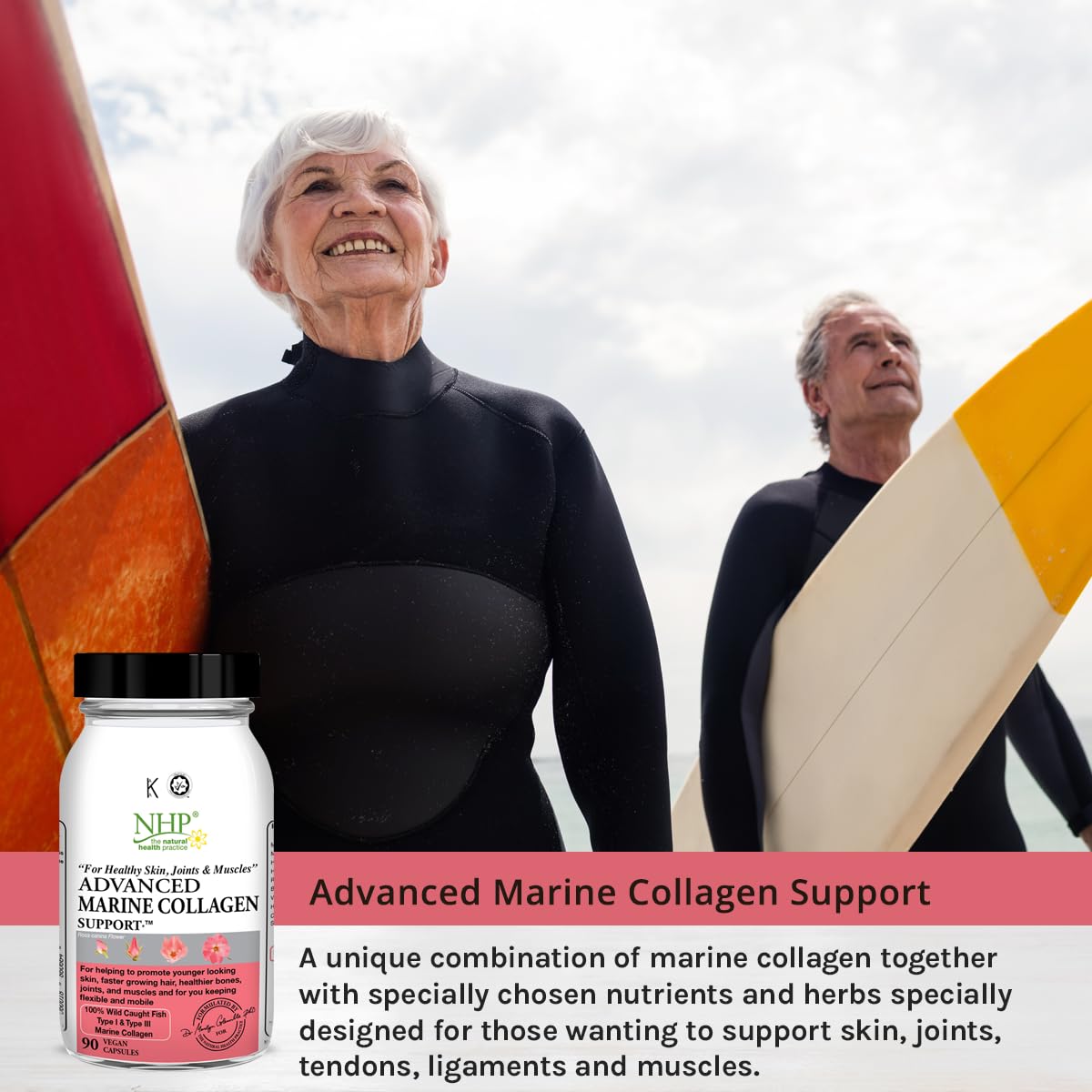 Advanced Marine Collagen Support, specifically Designed to Support Skin NHP The Natural Health PracticeUS supplements